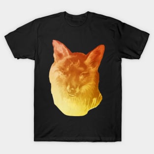 Fox in red and orange T-Shirt